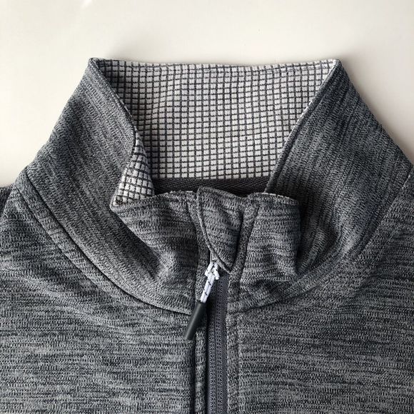 NHL Anaheim Ducks Lightweight Pullover Sweater 1/4 Zip Men's Size Small Gray - Picture 4 of 12